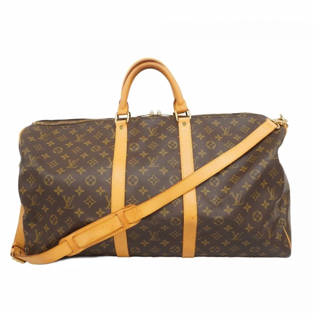 Louis Vuitton Boston Bag Monogram Keepall Bandouliere 55 M41414  - COA included